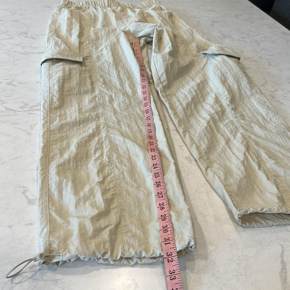 Anthropologie Wilo the Label Parachute Cargo Pants in Athletic Clay Size Small - Picture 8 of 14